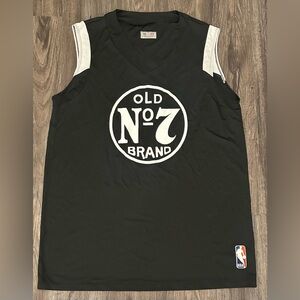 Men’s Jack Daniel’s Old No. 7 Brand Tennessee Whiskey Black Jersey- XL